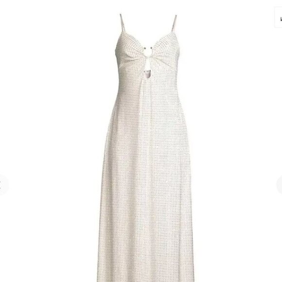 NWT Liv Foster White Keyhole Dress - Picture 2 of 7